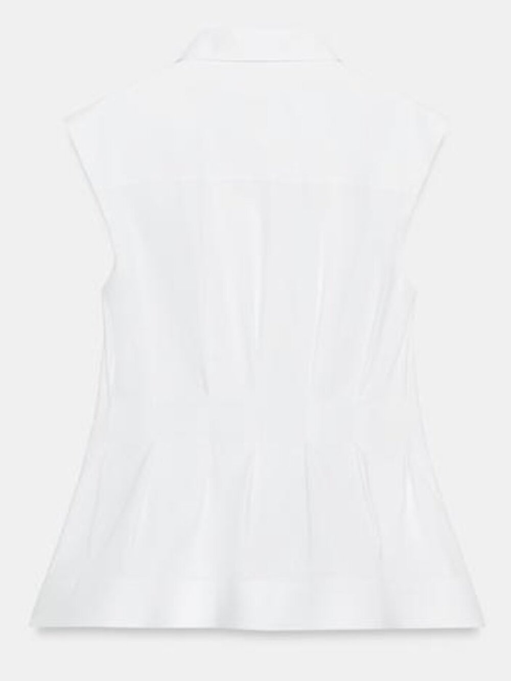ZARA PLEATED SLEEVELESS SHIRT ZW COLLECTION - Picture 5 of 6